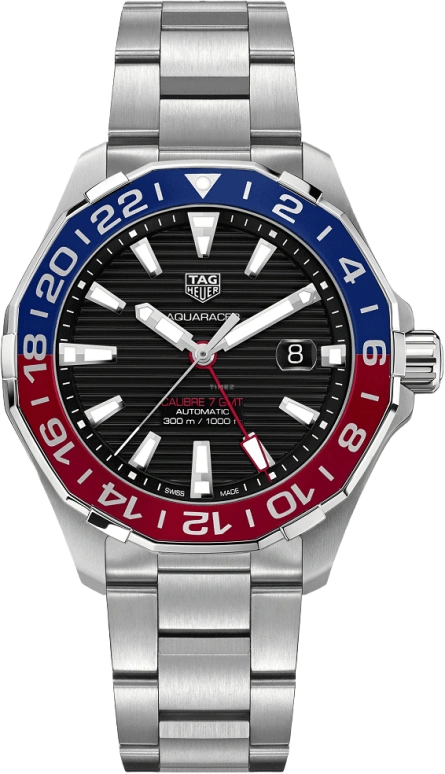 TAG Heuer,Aquaracer 43mm,43mm,Stainless Steel,Black,Automatic,Date,46hours,WAY201F,WAY201F.BA0927