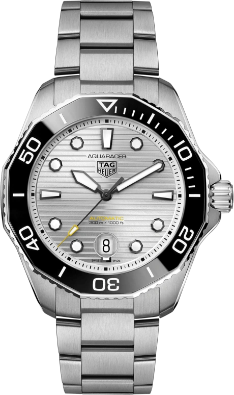 TAG Heuer,Aquaracer 43mm,43mm,Ceramic,Stainless Steel,Silver,Automatic,Chronograph,Date,WBP201C,WBP201C.BA0632