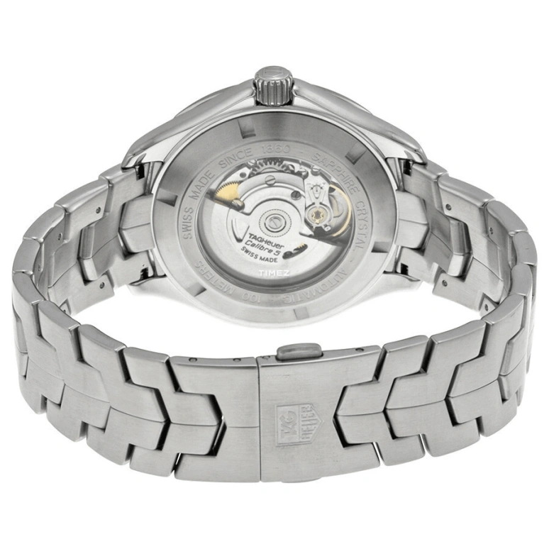 TAG Heuer,Link 42mm,42mm,Stainless Steel,Silver White,Automatic,Date,Day,WAT2011,WAT2011.BA0951