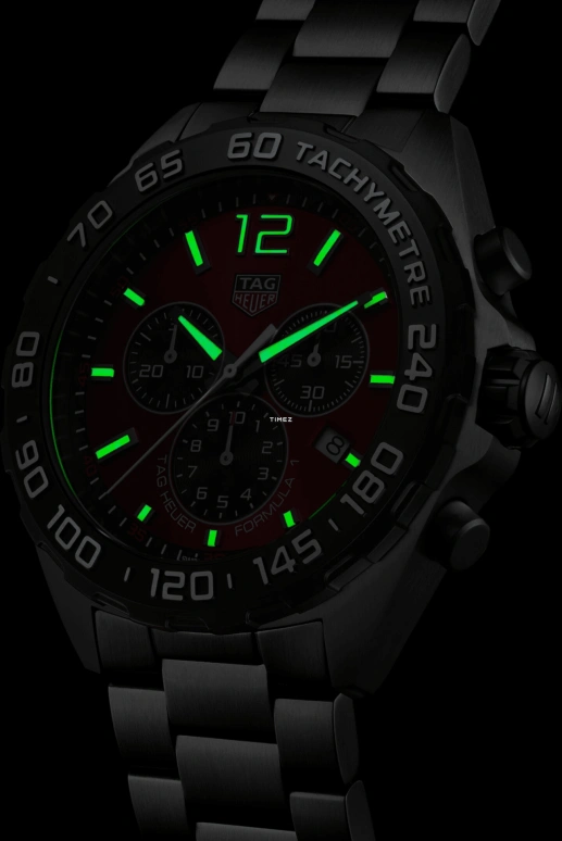 TAG Heuer,Formula 1 43mm,43mm,Stainless Steel,Black,Red,Quartz,Chronograph,Day,CAZ101AN,CAZ101AN.BA0842