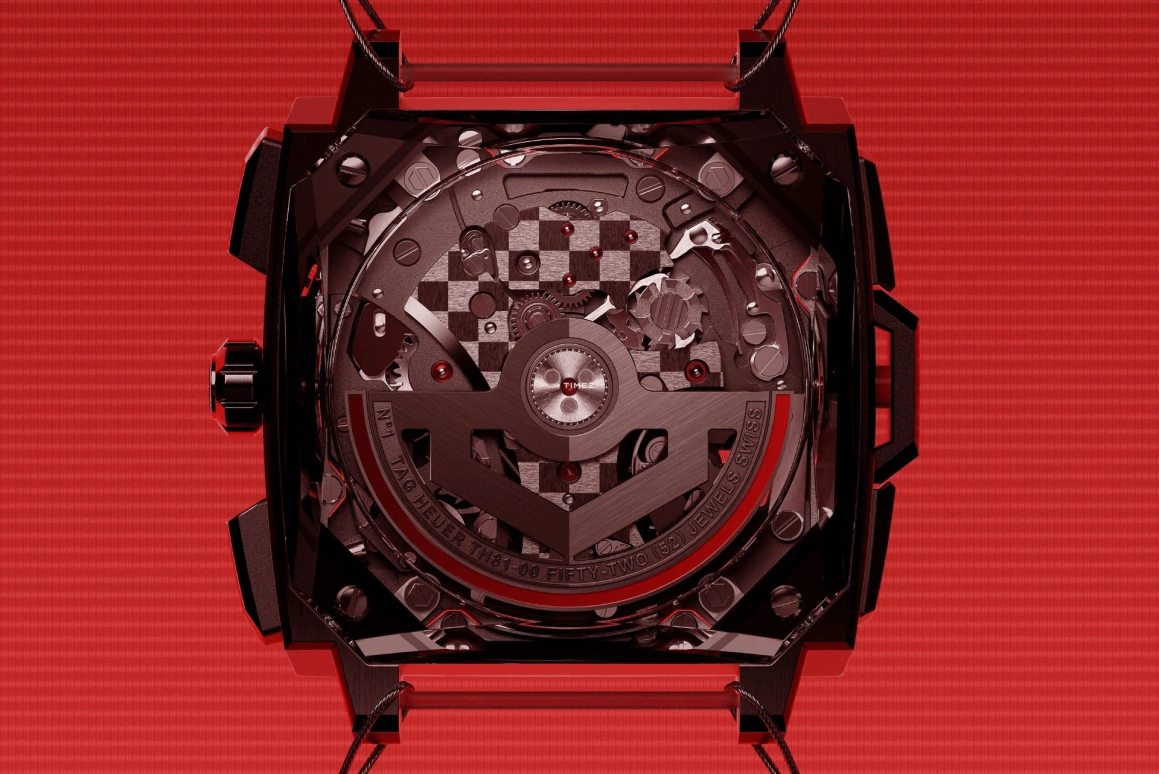 TAG Heuer,Monaco 41mm,41mm,Titanium,Black,Automatic,Chronograph,Sapphire,CBW2181,CBW2181.FC8322