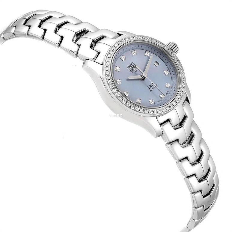 TAG Heuer,Link 27mm,27mm,Stainless Steel,Blue,Quartz,Day,Sapphire,WJF131F,WJF131F.BA0572