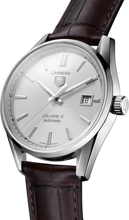 TAG Heuer,Carrera 39mm,39mm,Stainless Steel,Silver,Automatic,Day,42hours,WAR211B,WAR211B.FC6181