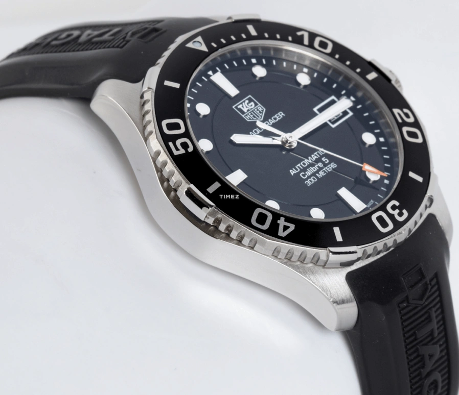 TAG Heuer,Aquaracer 41mm,41mm,Stainless Steel,Black,Automatic,Day,42hours,WAN2110,WAN2110.FT8010