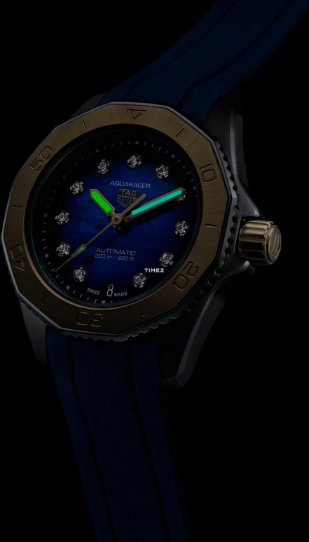 TAG Heuer,Aquaracer 30mm,30mm,Stainless Steel,Blue,Automatic,Day,40hours,WBP2450,WBP2450.FT6215