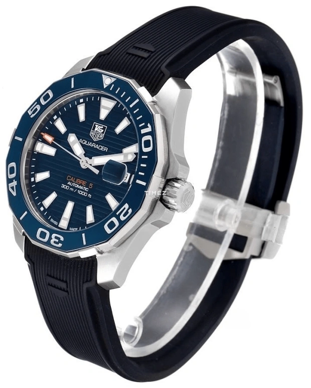 TAG Heuer,Aquaracer 41mm,41mm,Stainless Steel,Blue,Automatic,Day,42hours,WAY211C,WAY211C.FT6152