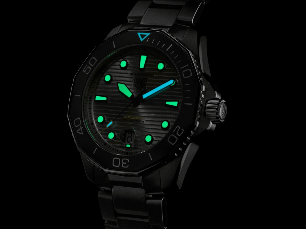 TAG Heuer,Aquaracer 43mm,43mm,Ceramic,Stainless Steel,Silver,Automatic,Chronograph,Date,WBP201C,WBP201C.BA0632