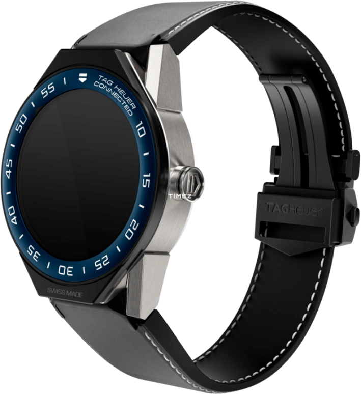 TAG Heuer,Connected Watch 45mm,45mm,Titanium,Ceramic,Black,Processor,Chronograph,Day,Connected,Smartwatch,25hours,In-house Caliber,SBF8A8012,SBF8A8012.11FT6104