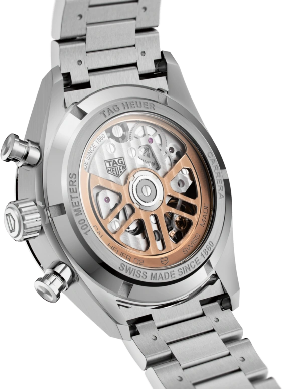 TAG Heuer,Carrera 42mm,42mm,Stainless Steel,Blue,Automatic,Chronograph,Date,Column Wheel,CBN2011,CBN2011.BA0642