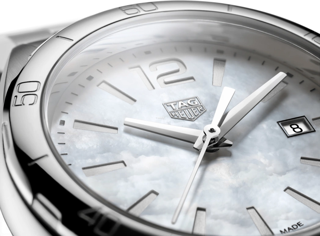 TAG Heuer,Formula 1 32mm,32mm,Stainless Steel,White,Quartz,Day,Sapphire,Crystal Glass,WBJ1418,WBJ1418.BA0664