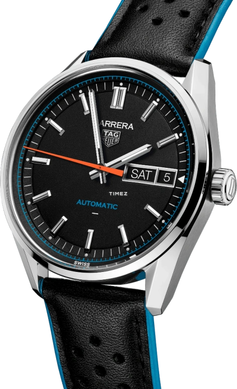 TAG Heuer,Carrera 41mm,41mm,Stainless Steel,Black,Automatic,Date,Day,WDA2110,WDA2110.FC6614