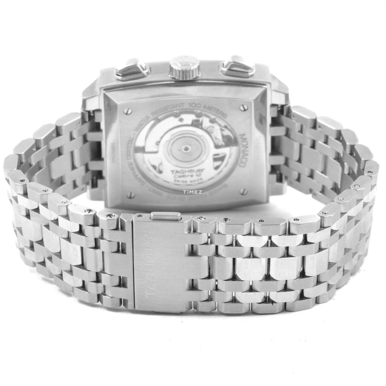 TAG Heuer,Monaco 39mm,39mm,Stainless Steel,Blue,Automatic,Chronograph,Day,CAW2111,CAW2111.BA0780
