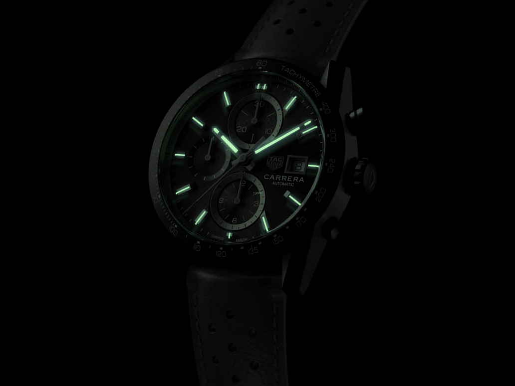 TAG Heuer,Carrera 41mm,41mm,Ceramic,Stainless Steel,Black,Automatic,Chronograph,Date,CBM2110,CBM2110.FC6454