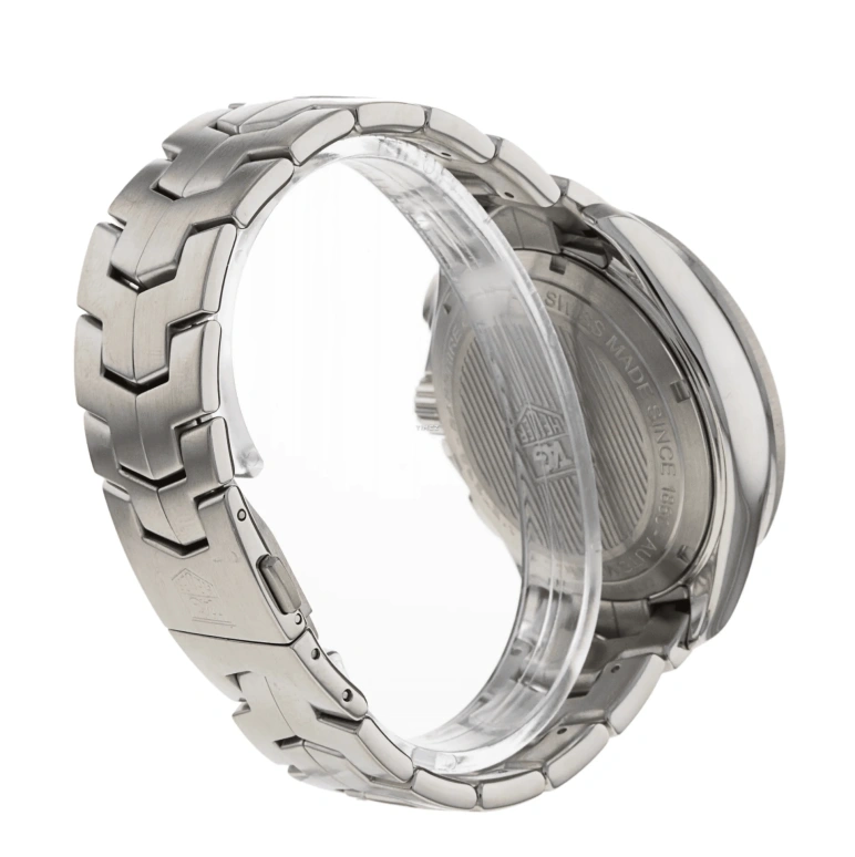 TAG Heuer,Link 43mm,43mm,Stainless Steel,Black,Automatic,Chronograph,Day,CAT2010,CAT2010.BA0982