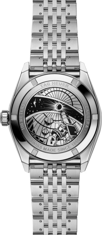TAG Heuer,Carrera 39mm,39mm,Stainless Steel,Silver,Black,Automatic,Moonphase,50hours,WBX2110,WBX2110.BA0044