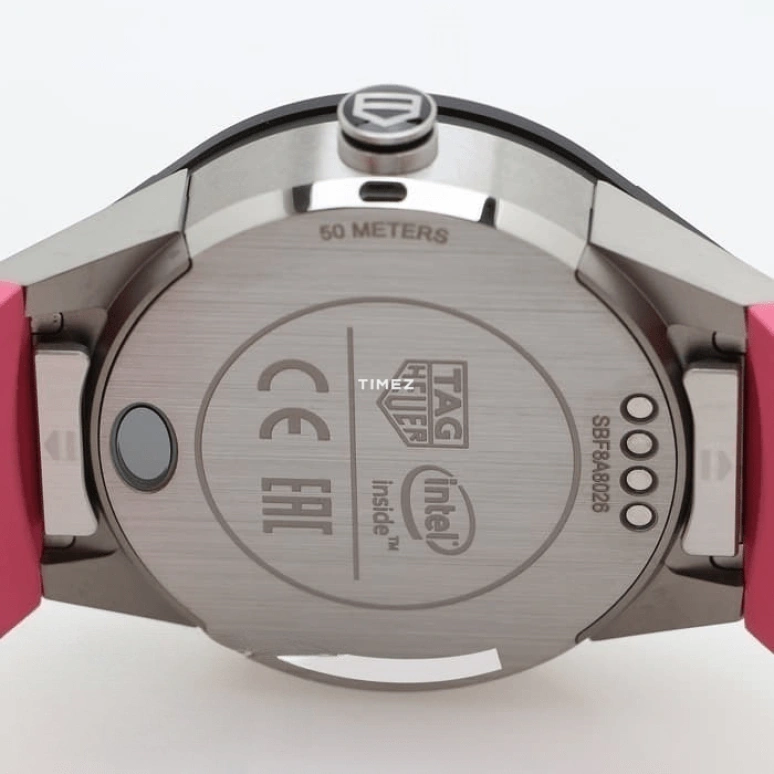 TAG Heuer,Connected Watch 45mm,45mm,Titanium,Multi-Color,Processor,Countdown,Chronograph,Month,Date,Sapphire,Round,SBF8A8026,SBF8A8026.11EB0140