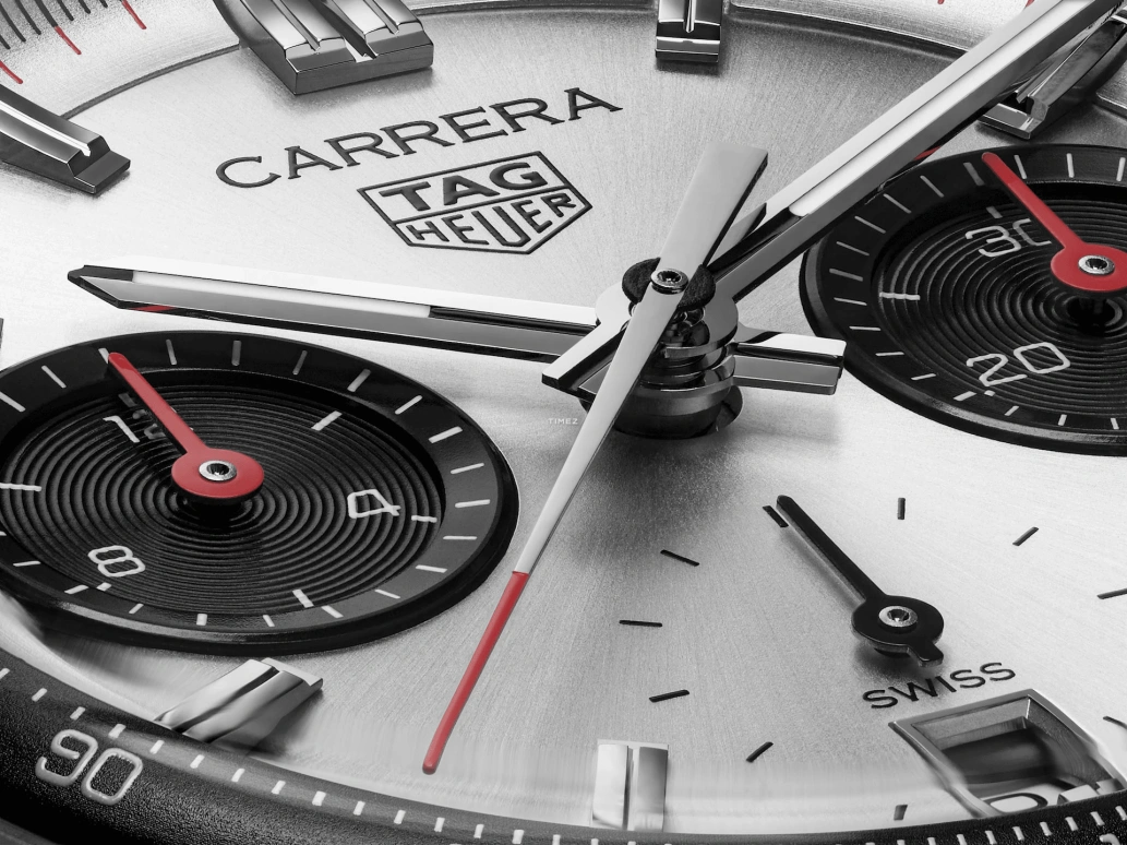 TAG Heuer,Carrera 39mm,39mm,Stainless Steel,Silver,Automatic,Chronograph,Day,CBS2216,CBS2216.BA0041