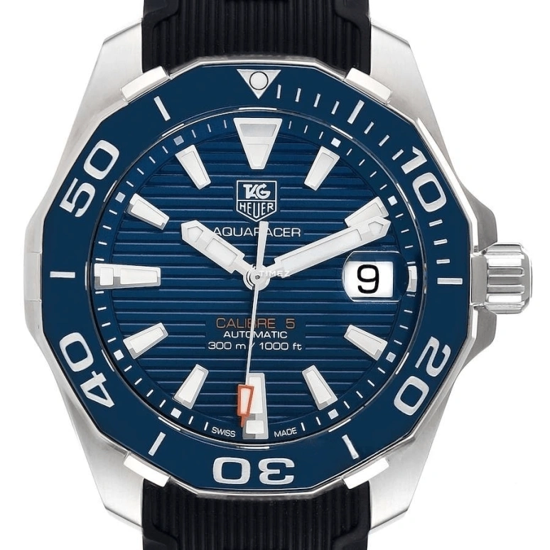 TAG Heuer,Aquaracer 41mm,41mm,Stainless Steel,Blue,Automatic,Day,42hours,WAY211C,WAY211C.FT6152