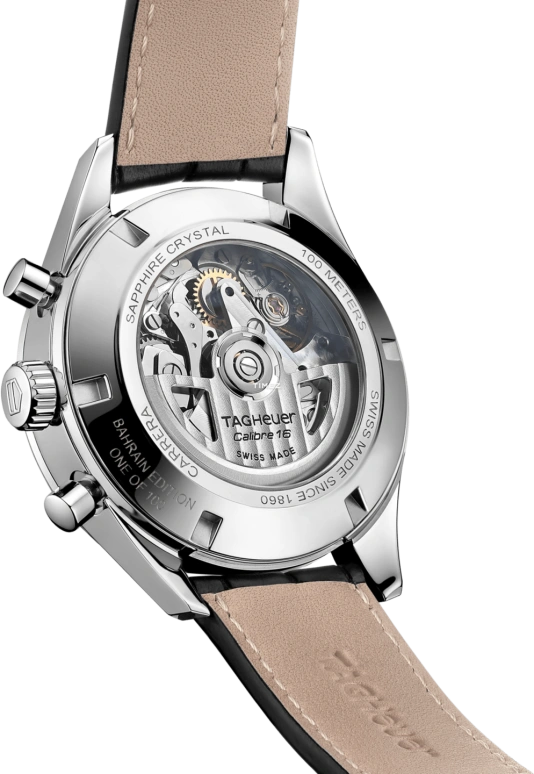 TAG Heuer,Carrera 41mm,41mm,Stainless Steel,Red,Automatic,Chronograph,Day,CBK2117,CBK2117.FC6266