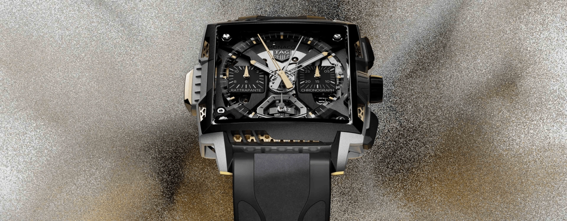 TAG Heuer,Monaco 39mm,39mm,Titanium,Grey,Black,Automatic,Chronograph,65hours,CBW218B,CBW218B.FT8124