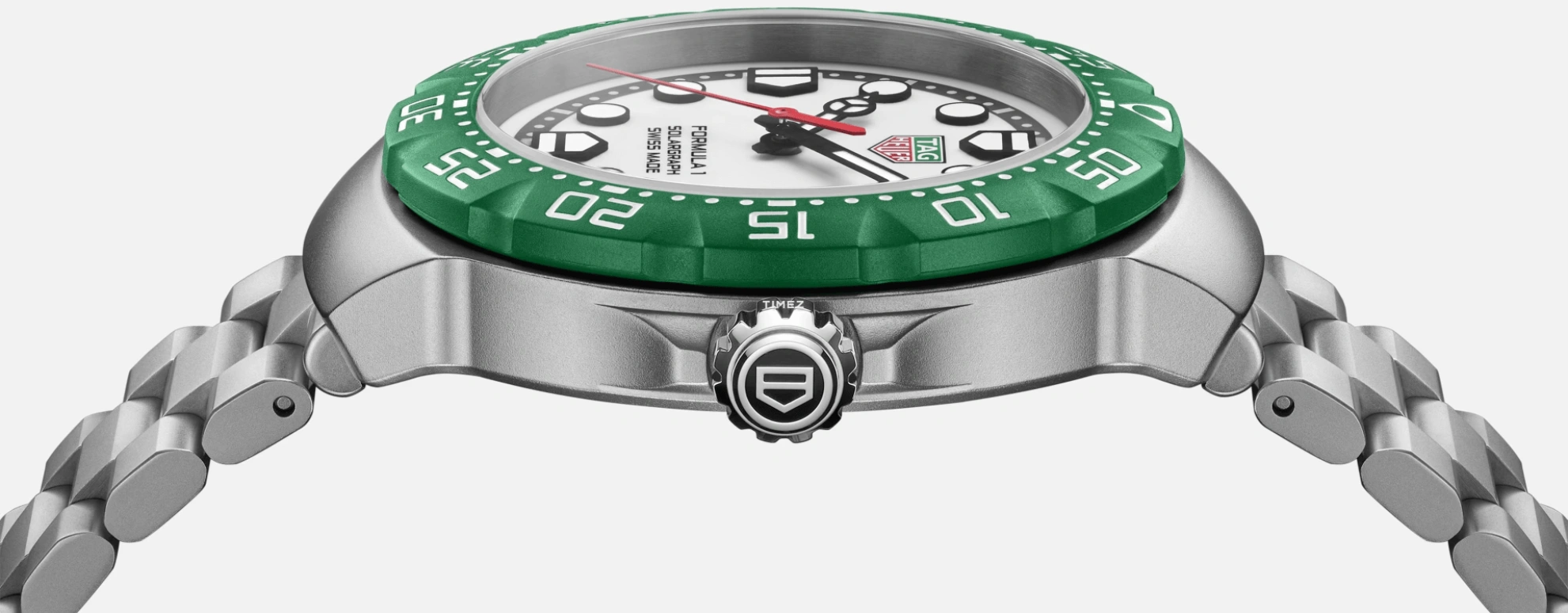 TAG Heuer,Formula 1 38mm,38mm,Stainless Steel,Plastic,White,Quartz,Day,In-house Caliber,WBY111E,WBY111E.BA0042