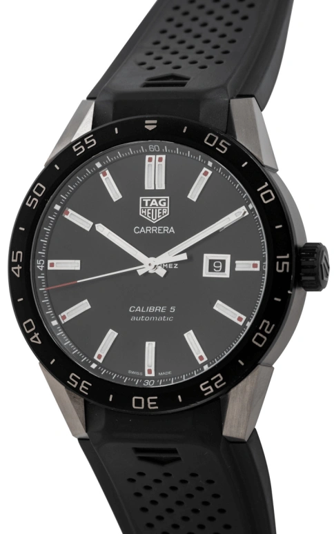 TAG Heuer,Carrera 46mm,46mm,Titanium,Black,Automatic,Day,42hours,SAR2A80,SAR2A80.FT6049