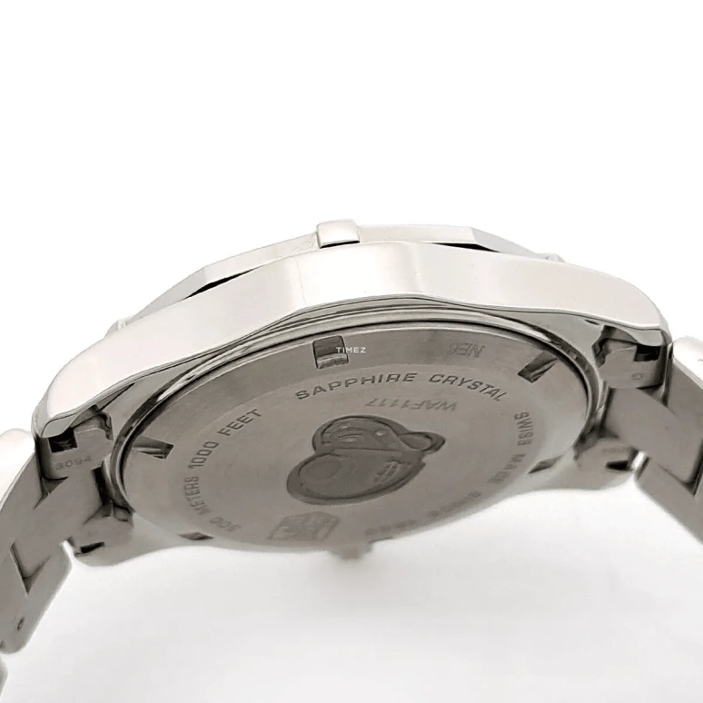 TAG Heuer,Aquaracer 39mm,39mm,Stainless Steel,Silver,Quartz,Day,Sapphire,WAF1117,WAF1117.BA0810