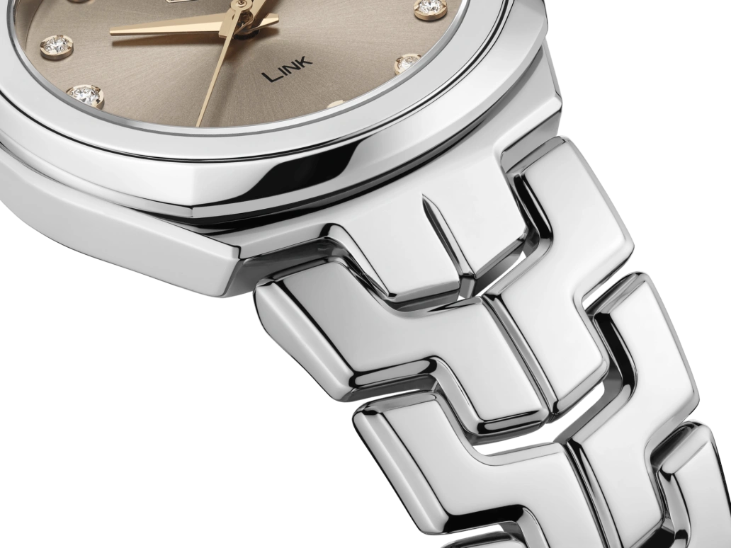 TAG Heuer,Link 32mm,32mm,Stainless Steel,Beige,Quartz,Date,Sapphire,WBC131E,WBC131E.BA0649