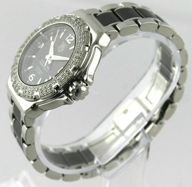 TAG Heuer,Formula 1 37mm,37mm,Stainless Steel,Black,Quartz,Day,Sapphire,WAC1214,WAC1214.BA0859