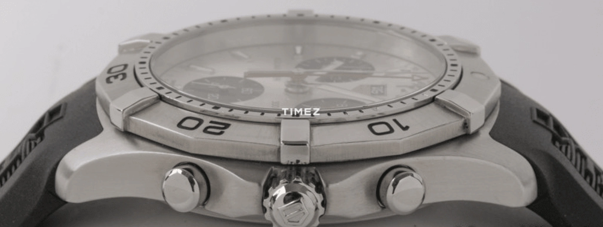 TAG Heuer,Aquaracer 41mm,41mm,Stainless Steel,Silver,Blue,Quartz,Chronograph,Day,CAF1111,CAF1111.FT8010