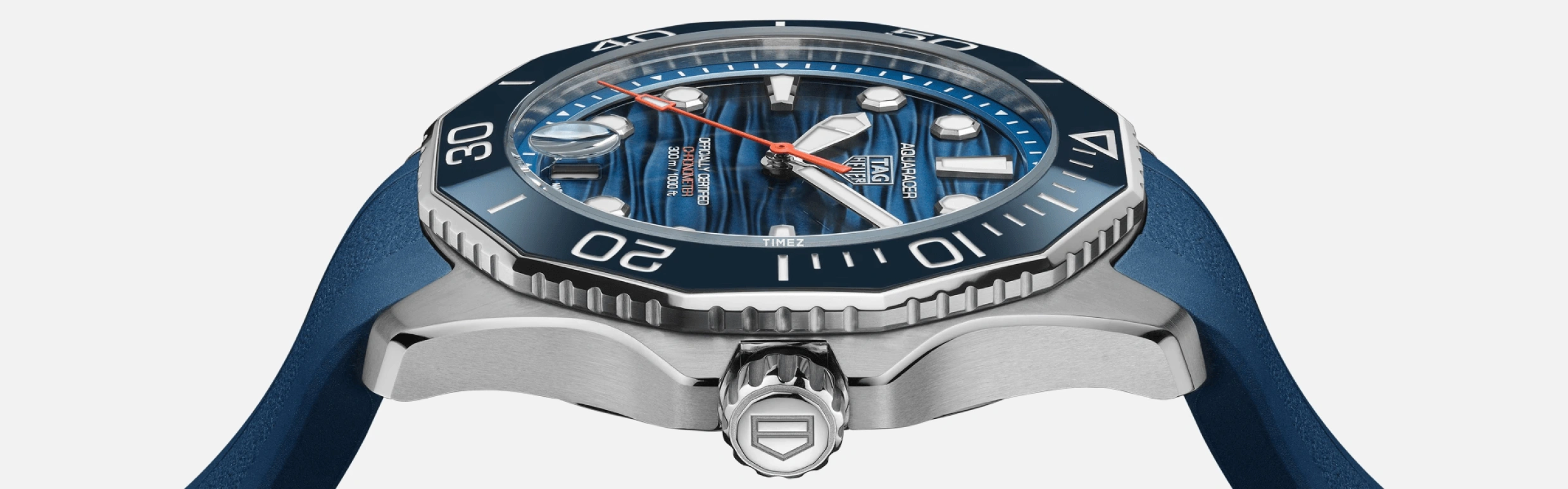 TAG Heuer,Aquaracer 42mm,42mm,Stainless Steel,Blue,Automatic,Day,80hours,WBP5111,WBP5111.FT6259