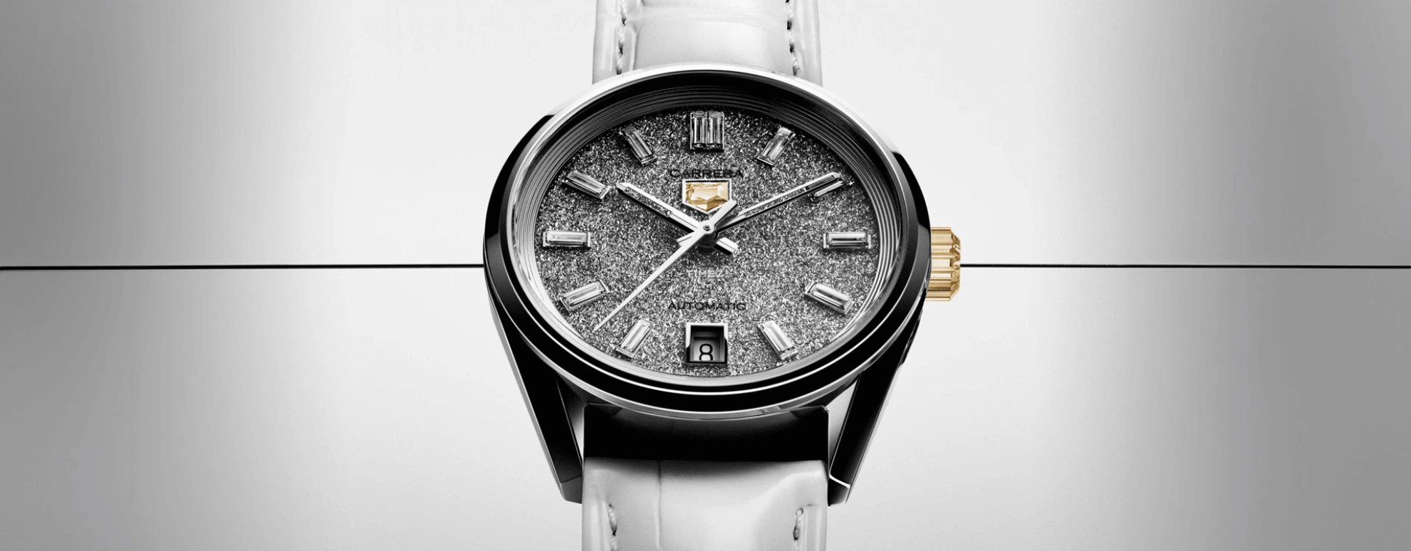 TAG Heuer,Carrera 36mm,36mm,White Gold,Silver,Automatic,Day,46hours,WBN2344,WBN2344.FC8335