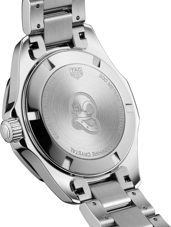 TAG Heuer,Aquaracer 35mm,35mm,Stainless Steel,Blue,Quartz,Day,Sapphire,WAY131S,WAY131S.BA0748