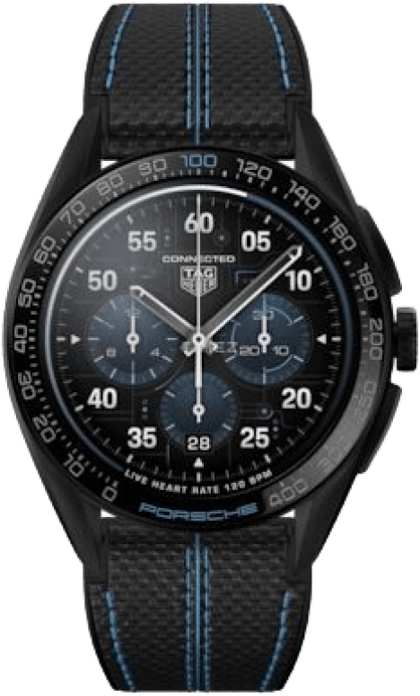 TAG Heuer,Connected Watch 45mm,45mm,Titanium,Ceramic,Multi-Color,Processor,In-house Caliber,Sapphire,SBR8A82,SBR8A82.EB0264