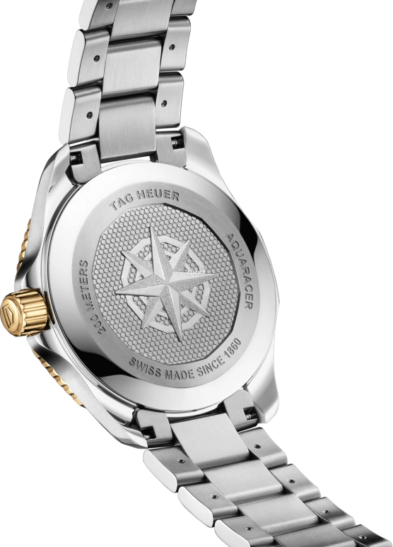 TAG Heuer,Aquaracer 40mm,40mm,Stainless Steel,Blue,Quartz,Day,In-house Caliber,WBP1120,WBP1120.BB0002