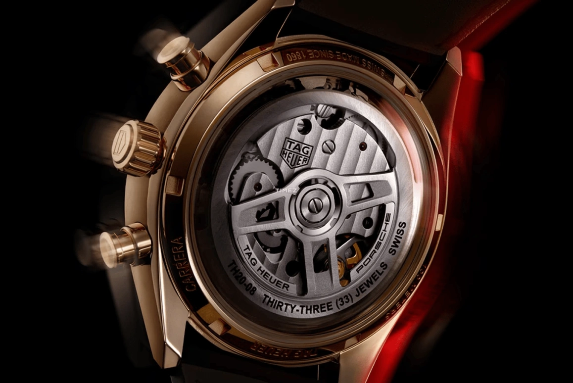 TAG Heuer,Carrera 42mm,42mm,Rose Gold,Silver White,Automatic,Chronograph,Day,CBS2040,CBS2040.FC8318