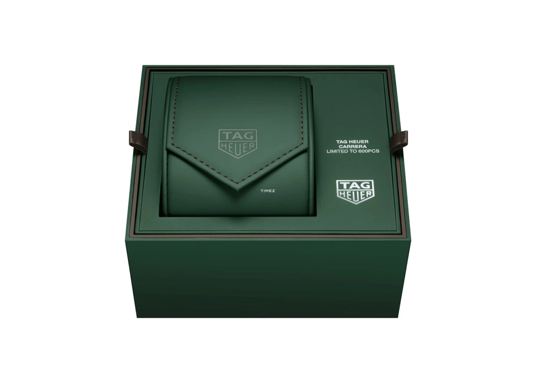 TAG Heuer,Carrera 42mm,42mm,Stainless Steel,Green,Automatic,Chronograph,Day,CBN201K,CBN201K.FC6569