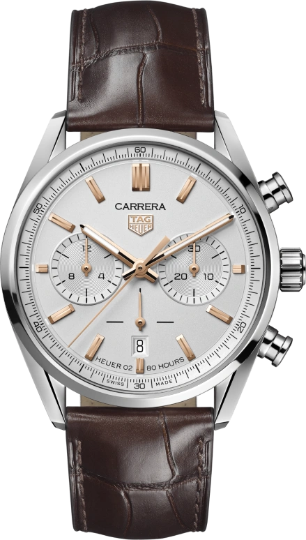 TAG Heuer,Carrera 42mm,42mm,Stainless Steel,Silver,Automatic,Chronograph,Date,Column Wheel,CBN2013,CBN2013.FC6483