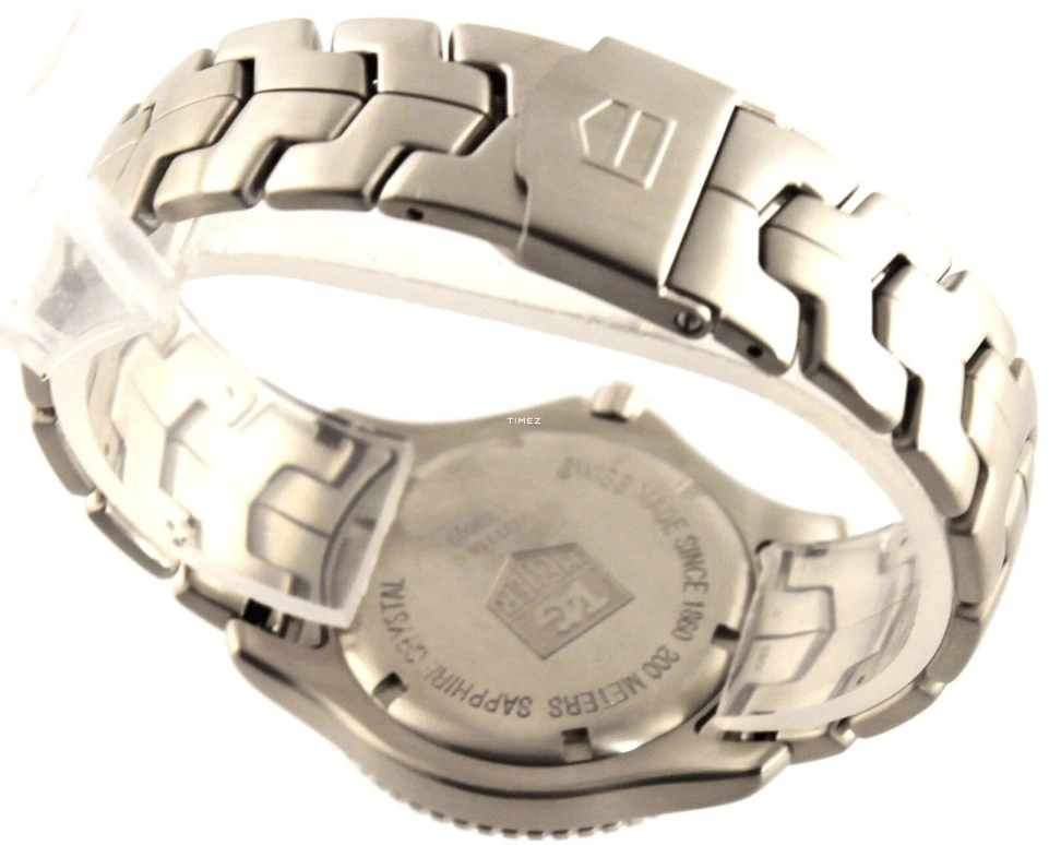 TAG Heuer,Link 43mm,43mm,Stainless Steel,White,Quartz,Day,Sapphire,WJ1114,WJ1114.BA0570