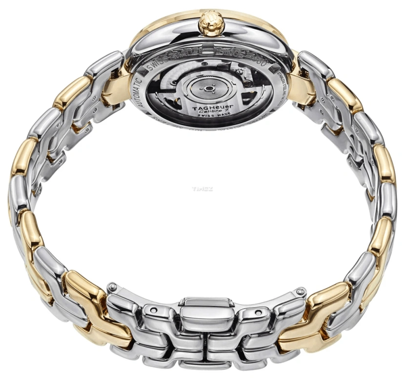 TAG Heuer,Link 34.50mm,34.50mm,Stainless Steel,White,Automatic,Day,46hours,WAT2351,WAT2351.BB0957