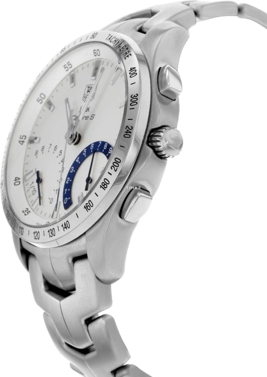 TAG Heuer,Link 42mm,42mm,Stainless Steel,Silver White,Quartz,Chronograph,In-house Caliber,CJF7111,CJF7111.BA0592