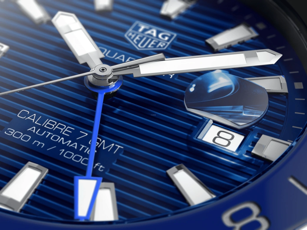 TAG Heuer,Aquaracer 43mm,43mm,Stainless Steel,Blue,Automatic,Date,46hours,WAY201T,WAY201T.BA0927