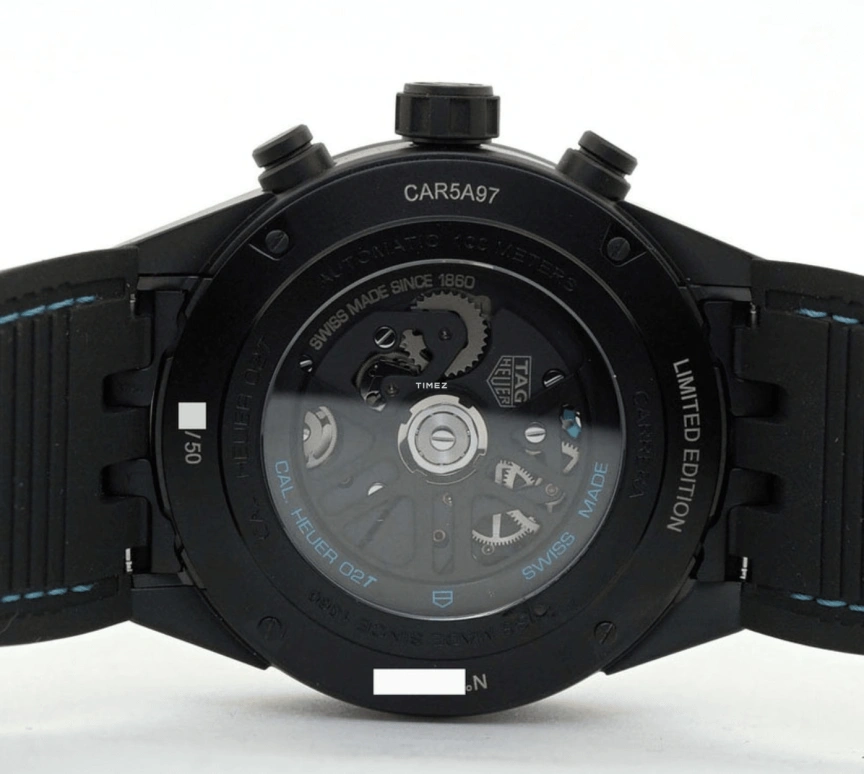 TAG Heuer,Carrera 45mm,45mm,Ceramic,Black,Automatic,Chronograph,Tourbillon,CAR5A97,CAR5A97.FC6463