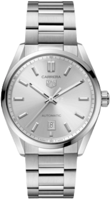 TAG Heuer,Carrera 39mm,39mm,Stainless Steel,Silver,Automatic,Chronograph,Date,WBN2111,WBN2111.BA0639