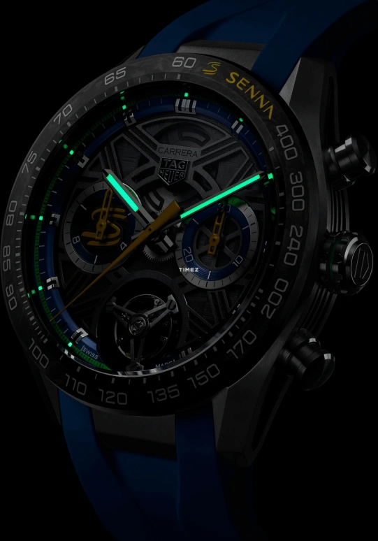 TAG Heuer,Carrera 44mm,44mm,Titanium,Grey,Automatic,Chronograph,Tourbillon,CBU5081,CBU5081.FT6274