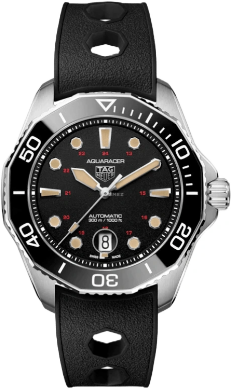 TAG Heuer,Aquaracer 43mm,43mm,Titanium,Ceramic,Black,Automatic,Chronograph,Date,WBP208C,WBP208C.FT6201