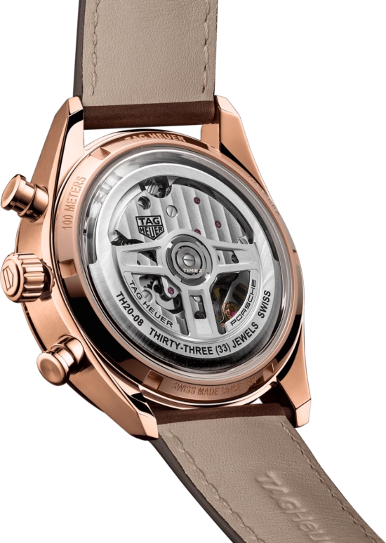 TAG Heuer,Carrera 42mm,42mm,Rose Gold,Silver White,Automatic,Chronograph,Day,CBS2040,CBS2040.FC8318