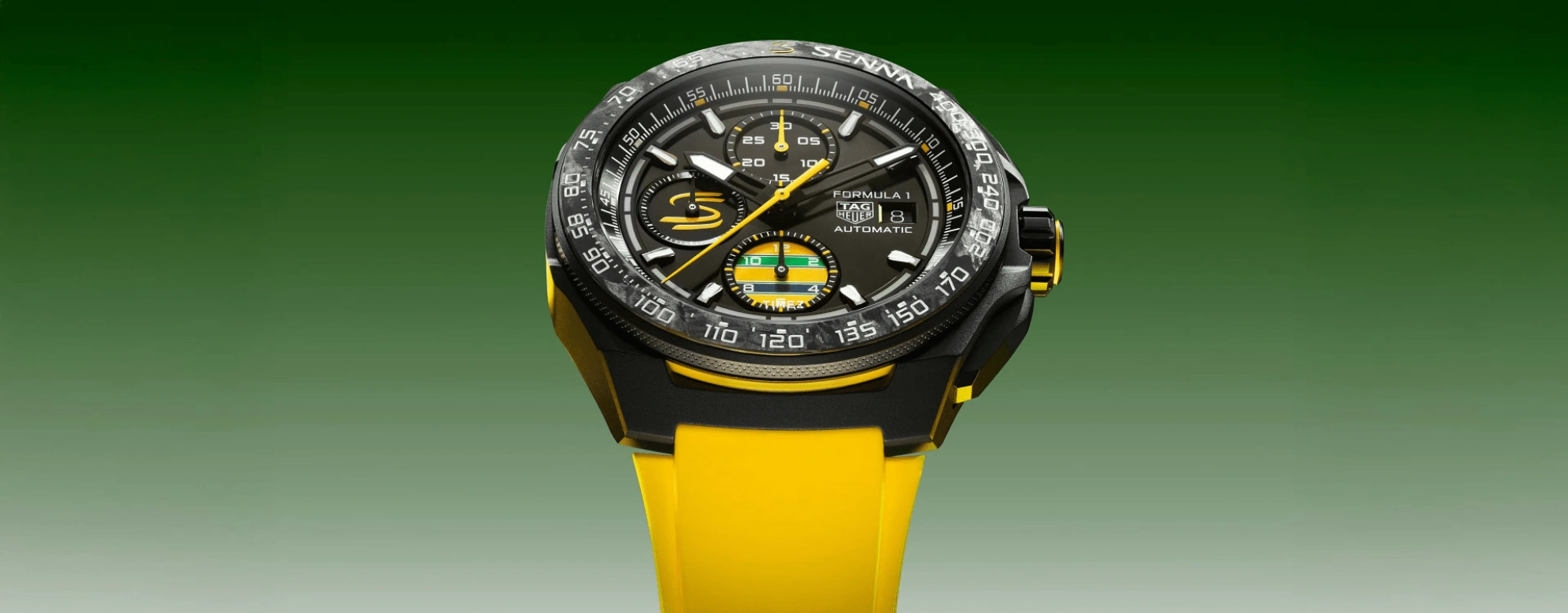 TAG Heuer,Formula 1 44mm,44mm,Titanium,Forged Carbon,Black,Automatic,Chronograph,Day,CBZ2081,CBZ2081.FT8092