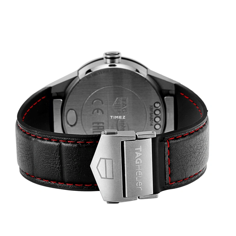 TAG Heuer,Connected Watch 45mm,45mm,Titanium,Silver,Black,Red,Processor,Chronograph,Day,Smartwatch,GPS,Sapphire,Crystal Glass,Round,SBF8A8029,SBF8A8029.11EB0148