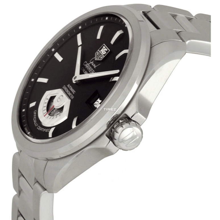 TAG Heuer,Carrera 40mm,40mm,Stainless Steel,Black,Automatic,Day,In-house Caliber,WAV511A,WAV511A.BA0900